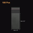 thumbnail image 2 of 100Pack Clear Cello Bags, 1.5"x3" Plastic Self Sealing OPP Treat Bags Clear, 2 of 6