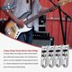 thumbnail image 5 of Puente de guitarra Diseño único Pieza de repuesto resistente Puentes individuales convenientes Sillines Profesionales Adultos Principiantes Accesorios para instrumentos musicales Plata 4 piezas/juego Eigraketly OD026677-04, 5 of 6
