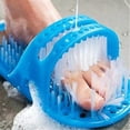 thumbnail image 1 of Limpiador de pies para ducha Fregador Lavadora Cepillo para pies Cuidado de la salud Hogar Baño Ducha QED, 1 of 5