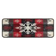 thumbnail image 1 of Set Of 2 Christmas Kitchen Rugs Christmas Snowflake Gnomes Short Kitchen Mats for Floor Non Slip Kitchen Floor Matfor Cook Home Decor (47x17+30x17 Inches), 1 of 1