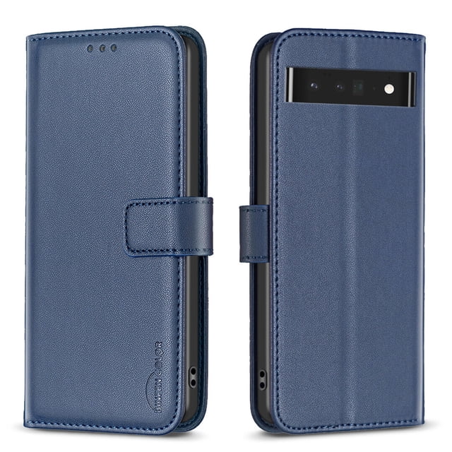 Compatible avec Google Pixel 7 Pro Étui Portefeuille avec Fentes pour Cartes Fermeture Magnétique Étui Folio à Rabat