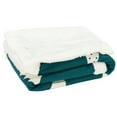 thumbnail image 2 of SAFAVIEH Cedar Sherpa Throw Green, 2 of 6