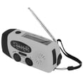 thumbnail image 4 of Emergency Radio,Hand Crank Solar Radio Radio Flashlight Solar Radio Enhanced Durability, 4 of 8