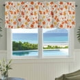 thumbnail image 3 of Maple Leaf Farmhouse Short Window Curtain Valances, Autumn Country Tree Retro Thanksgiving Rod Pocket Kitchen Valances for Living Room Bedroom Bathroom Cafe 54" x 18", 3 of 8