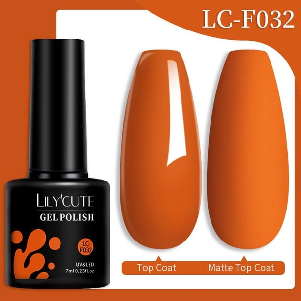 LILYCUTE-esmalte de Gel semipermanente para uñas, barniz para manicura semipermanente, color marrón gelatina, color Nude, Rosa lechoso, para verano, 7ML
