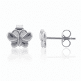 thumbnail image 4 of SilverCloseOut Sterling Silver Teens Small Butterfly Stud Earrings 0.31in, 4 of 9