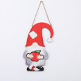 thumbnail image 3 of Conjuntos de adornos de gnomos colgantes de Navidad: muñecos de elfo de madera para decoraciones y regalos de árboles de Navidad, 3 of 5