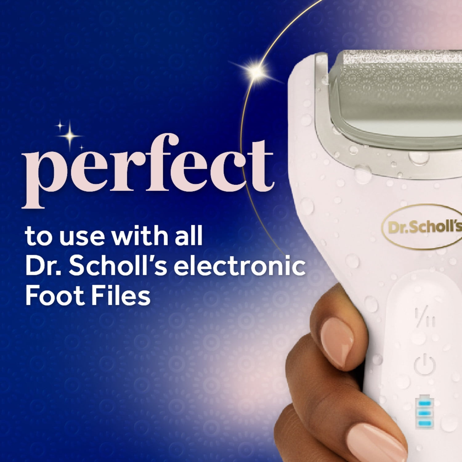(2 pack) Dr. Scholl’s NanoTech Roller Replacement Heads for Pedi Perfect Pro Electronic Foot File - Mixed Pack