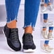 thumbnail image 1 of Zapatos ortopédicos cómodos elegantes con diamantes de imitación de cristal para mujer, calzado deportivo informal para correr, zapatillas de deporte, 1 of 4
