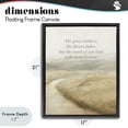 thumbnail image 4 of Stupell Industries Farmhouse Word Of God Isaiah Proverb Black Floating Frame Canvas Art, 17 x 21, by John Spaeth, 4 of 8