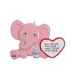 thumbnail image 2 of Maxora Personalized Ornaments Customized Christmas Ornament Baby Shower Present Baby Elephant Girl Free Customize, 2 of 9
