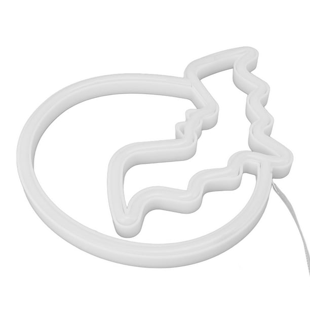 LED Neon Signs, Red And Blue Moon And Bat Low Energy Consumption LED