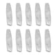 thumbnail image 1 of Advancent Reflectores de bicicleta de 10 piezas Scooters resistentes a la intemperie tiras reflectantes Ciclismo Weiß, 1 of 6