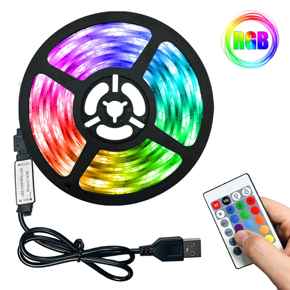 4M/5M USB LED Strip Lights 5050 RGB TV Backlight Remote Control Home Fairy Lamp 4M/5M USB LED Strip Lights 5050 RGB TV Backlight Remote Control Home Fairy Lamp