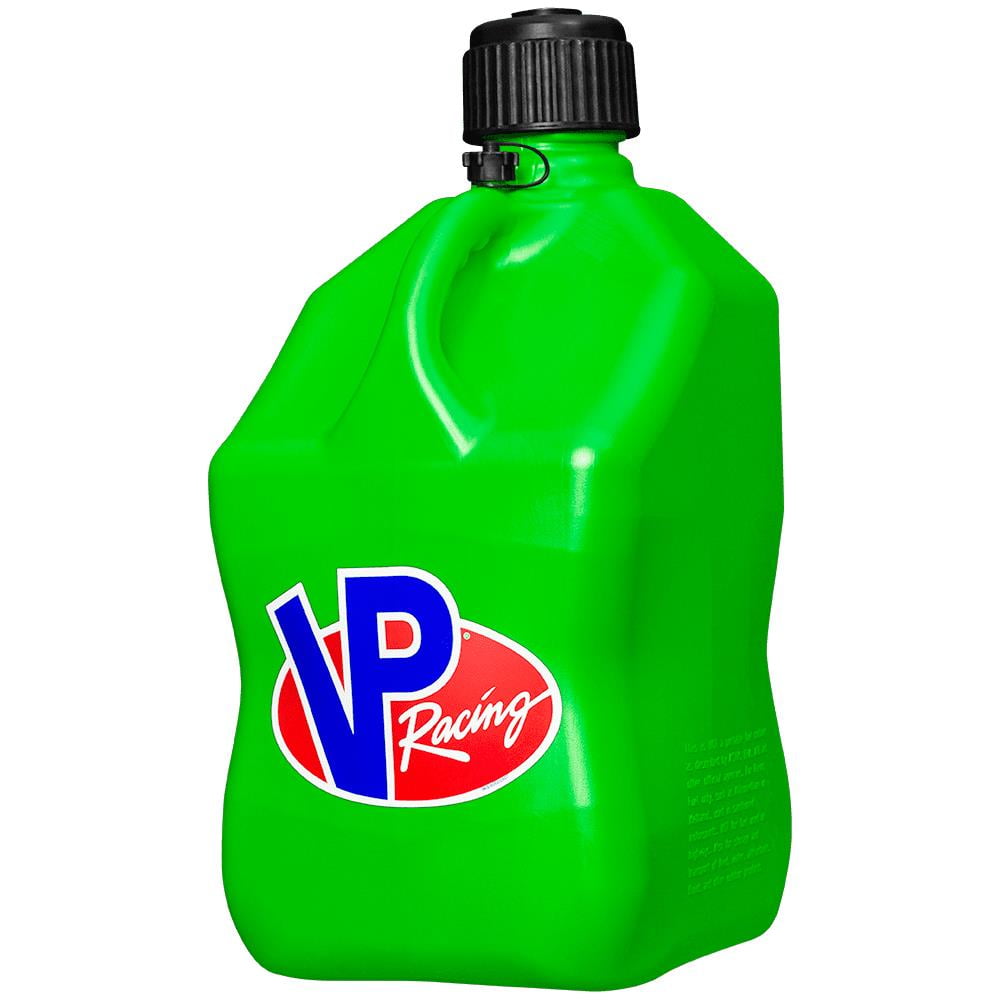 VP Racing Fuels Motorsport Container Jug With Filler Hose - 5 gal, Blue — Home & Garage Storage, Stackable Design