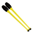 thumbnail image 2 of 2 palos de gimnasia para baile, 16,14" de largo, conectables, rítmicos amarillo, 2 of 8
