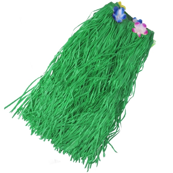 BESTYASH Hawaiian Table Skirt Green Luau Decoration with Intricate Design for Party Atmosphere