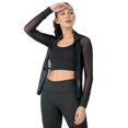thumbnail image 2 of Body Smith Women Solid Full Sleeves Mesh Zipper, 2 of 6