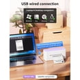thumbnail image 3 of Impresora térmica de etiquetas Bluetooth Phomemo 241BT 4x6 Púrpura, 3 of 7