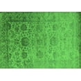 thumbnail image 1 of Ahgly Company Indoor Rectangle Oriental Green Industrial Area Rugs, 2' x 4', 1 of 4