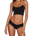 thumbnail image 1 of Calzoncillos Hipster Gibobby Ropa Interior Encaje Sexy para Mujer Bragas Elásticas Negro M, 1 of 4