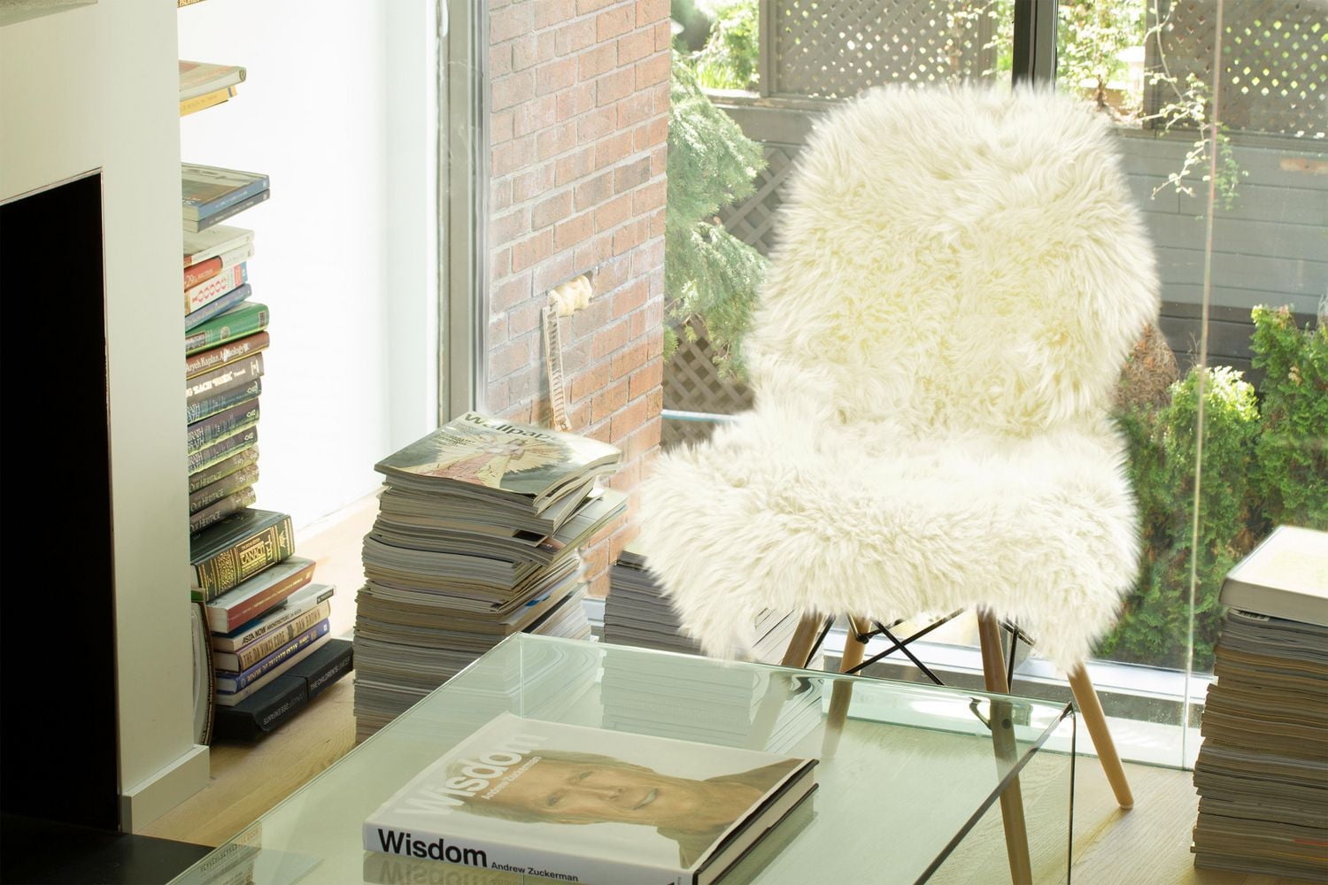 H-Natural New Zealand Sheepskin Rug