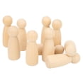 thumbnail image 1 of 10 Muñecas De Clavijas De Madera De Madera 75 Mm, Accesorios De Bricolaje Seguros Para La Decoración, Adornos, Adornos, 1 of 7