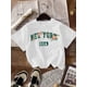 thumbnail image 1 of Alphabets graphic print creative T-Shirts, Soft & Elastic Comfy Crew Neck Short Sleeve Tee, Kid's Summer Tops, 1 of 6