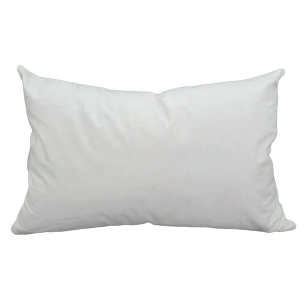 Fennco Styles White Duck Feather Down Pillow Insert For Bedding
