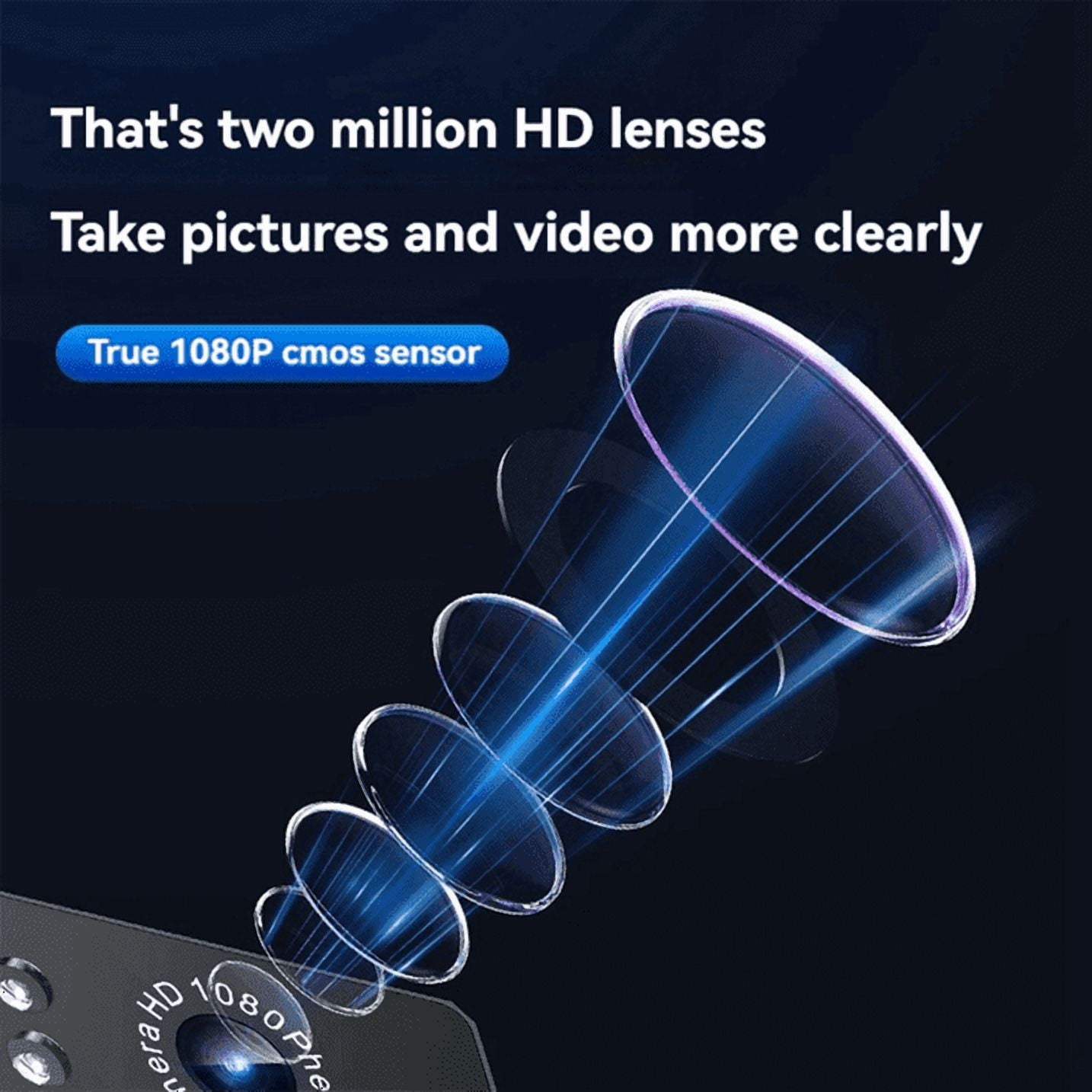 MUSICOZY 1080P HD Sports Camera,  Adjustable Head Camera for Recording with 3W LED Light & Headlamp Video Recorder, Smart Sensor Portable Action Camera, Body Video Camera for Outdoor Night Sport