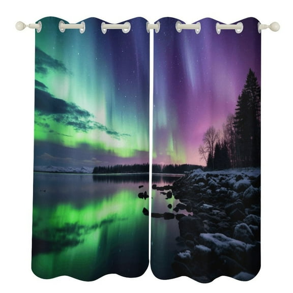 Aurora Starry Sky Modern Window for Living Room Curtains for Child Bedroom Kitchen Decor Blinds Drapes