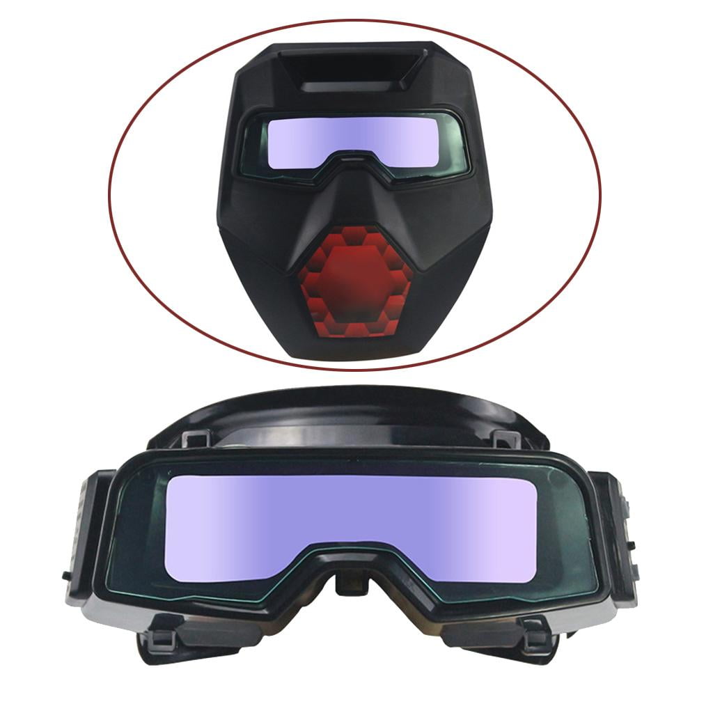 Miulika Solar Powered Automatic Darkening Welding Mask Helmet Protective Goggles