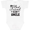 thumbnail image 3 of Inktastic My Best Friend is My Uncle with Hearts Boys or Girls Baby Bodysuit, 3 of 5