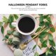 thumbnail image 3 of 4 unids Creative Halloween colgante cucharas de cucharas de postre Forks Coffee Spoons agitando las cucharas, 3 of 4