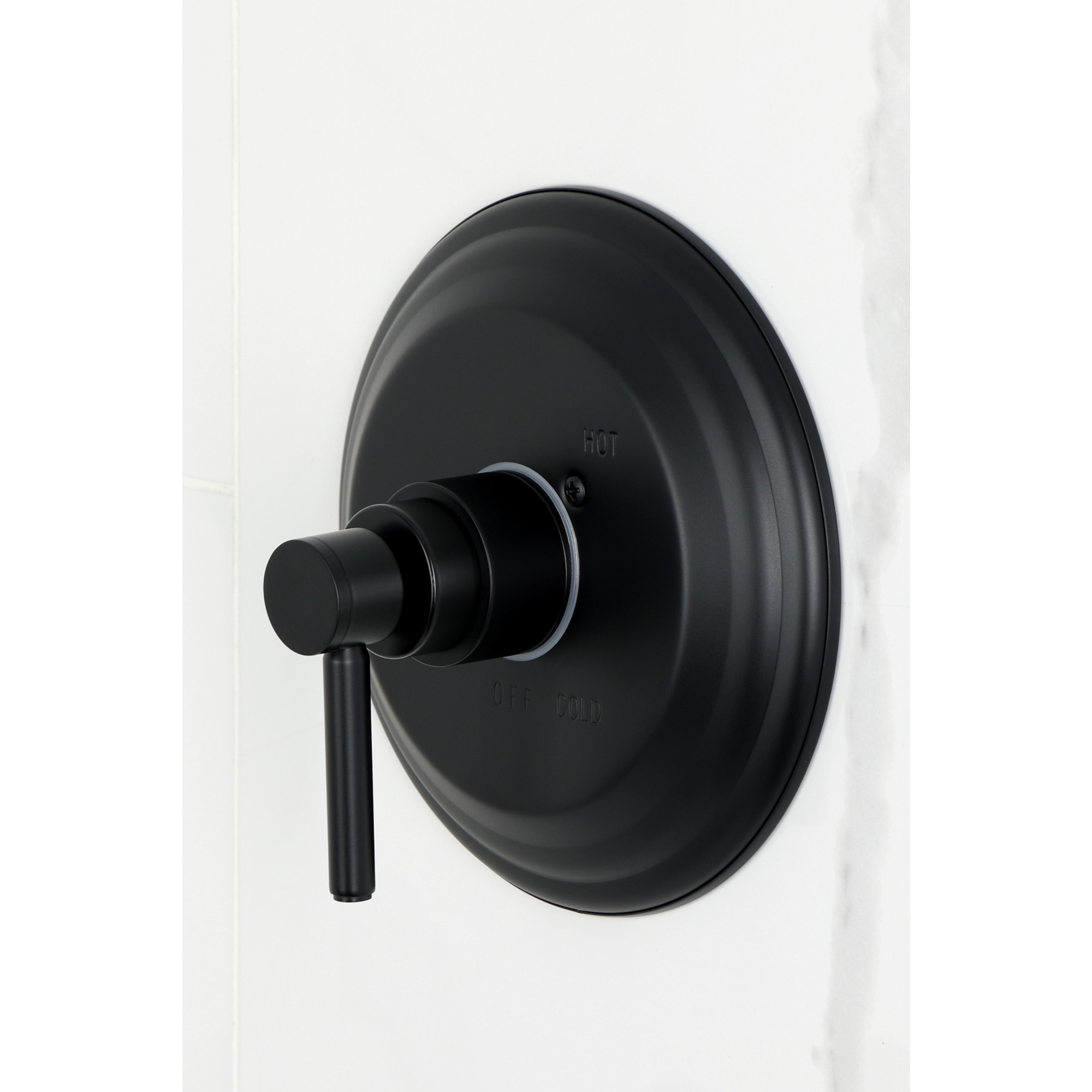 Kingston Brass KB2630DLTO Concord Single-Handle Pressure Balanced Tub Faucet in Matte Black