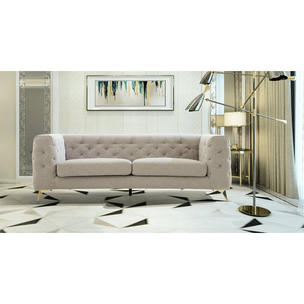 Chic Home Carlyle Sofa Linen Textured, Carlyle Sofa Bed