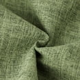 thumbnail image 4 of Phantoscope Textural Faux Linen Decorative Throw Pillow Cover for Bed and Couch, 20" x 20", Green, 2 Pack, 4 of 5