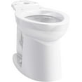thumbnail image 4 of Kohler K-25077-RA-0 1.28 GPF Kingston Comfort Elongated Chair Height Toilet with Right-Hand Trip Lever - 2 Piece, 4 of 7