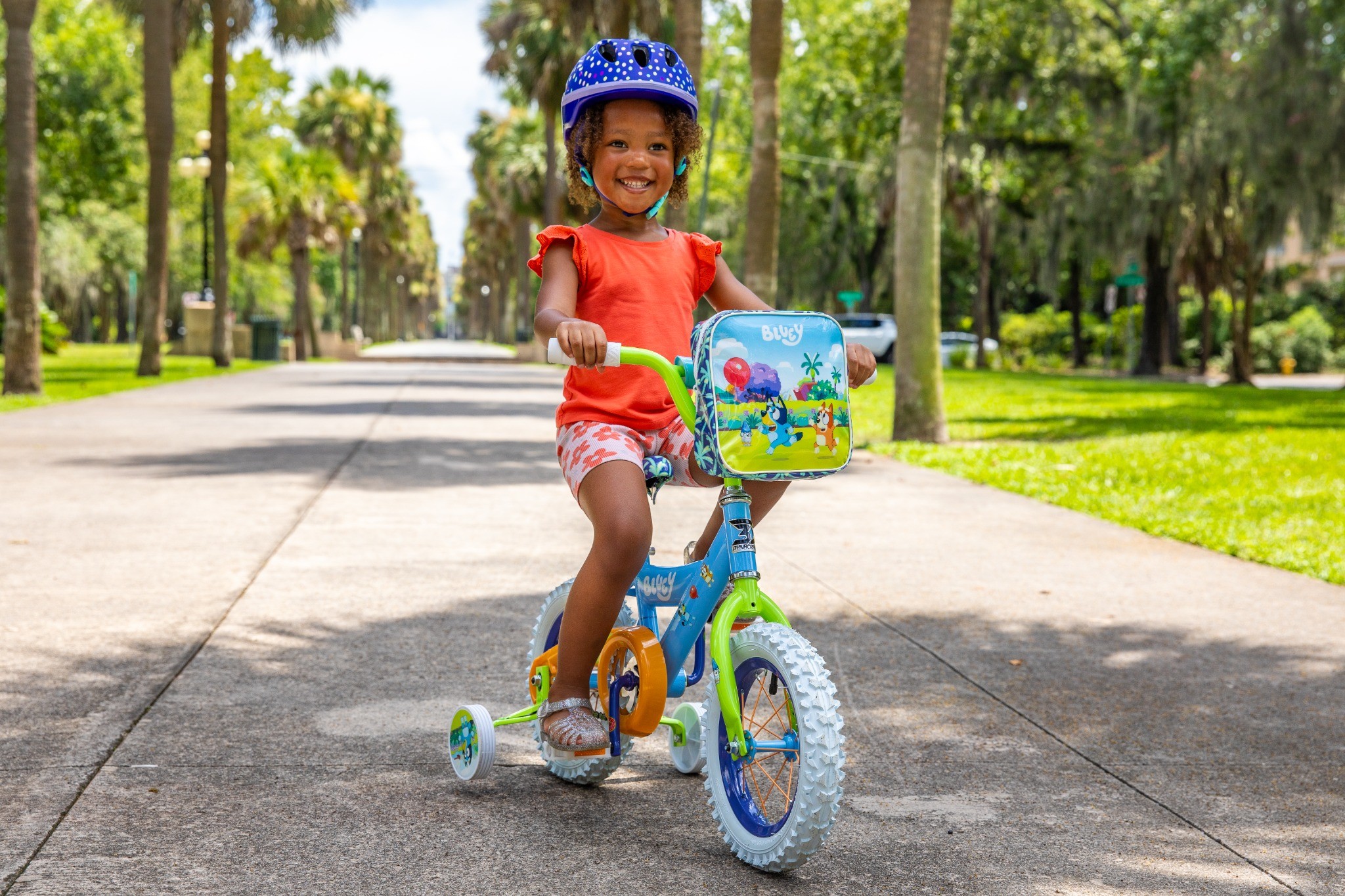 Dynacraft Bluey 12 Inch Girls Bike with Training Wheels photo 6