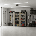 thumbnail image 3 of IWC Large 2 Door Storage Cabinet (27.96" x 71.85" x 17.72"), Taupe/Espresso, 3 of 20