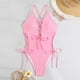 thumbnail image 5 of Traje de Baño Mujer Traje de Baño Sexy Con Cordones y Escote En V Profundo Para Mujer, Traje de Baño de Corte Alto, Ropa de Playa de Verano 907, 5 of 8