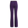 thumbnail image 3 of Women Slightly Flare Yoga Pants Wide-Leg Elastic High Waist Casual Seamless Leggings Fashion Sports Stretch Trousers, 3 of 4