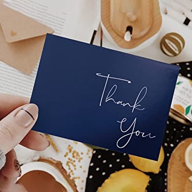 YAOMOBB Perfect Size Thank You Cards Thank You Stickers Set Vivid Color Smooth Writing Anniversary Greeting