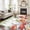 Green, variant on Pastoral Mushroom Fox Area Rug 5x7 FT, Non Slip Bedroom Throw Carpet, Watercolor Eucalyptus Botanical Washable Soft Floor Carpet Non-Shedding Rug for Dining Room Bedside Classroom Desk
