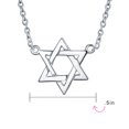 thumbnail image 3 of Bling Jewelry Womens Traditional Magen Judaic Star of David Pendant Necklace 14K Gold Plated Silver, 3 of 5