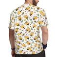 thumbnail image 2 of Rocae Bee and Flowers for Men's Mesh Quick-Dry Short Sleeve Workout T-Shirt,Mens Crew Neck Tee Lightweight Soft Classic T Shirts Large, 2 of 9