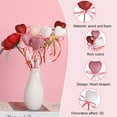 thumbnail image 6 of 12Pcs Mother's Day Glitter Red Pink Puffy Heart Picks Foam Heart Picks Sparkly Sticks for Wedding Flower Arrangements Floral Bouquet Home Holiday Party Crafts Supplies Decorations, 6 of 6