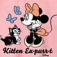 thumbnail image 2 of Disney - Minnie Mouse - Kitten Expurrt - Youth Crewneck Fleece Sweatshirt, 2 of 4