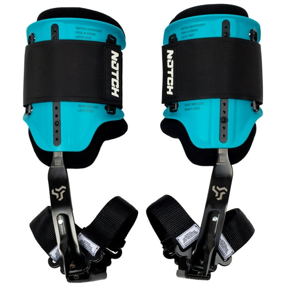 Notch Steel Climbers Ergonomic Tree Gaffs 20  Cuff Adjustment Points, Stirrup Grip Pad, Dual Foot Strap Assembly, Redesigned Cuff, 350 lbs. Total Weight Limit (99695T)