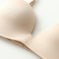 thumbnail image 6 of Bigersell Woman Bra Lightweight Bra, Seamless, Small Chest, No Underwire, Cup Underwear Tall Size Comfortable Bra, Style 3720, Beige 32B, 6 of 7